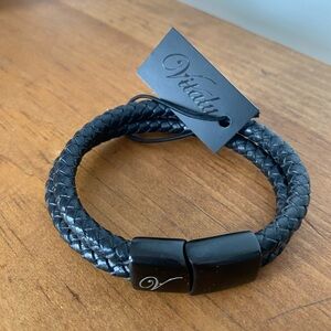 Vitaly modern leather minimalist bracelet new with tags